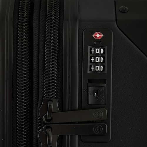 Wrangler ATG Alpine 22" Expandable Rolling Hardside Carry-On Luggage, Jet Black