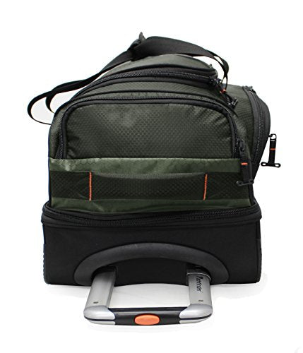 Pathfinder Gear 22 Inch Rolling Drop Bottom Duffel, Olive, One Size
