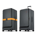 CENSIEN 29 Inc Checked Luggage, Trunk Luggage with Spinner Wheels, Lightweight ABS+PC Hard Shell Large Suitcase with Aluminum Frame, Top Opening, TSA Lock (Dark Black, 1PC)