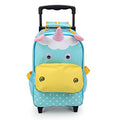 yodo Zoo 3-Way Kids Suitcase Luggage or Toddler Rolling Backpack with wheels, Small Unicorn