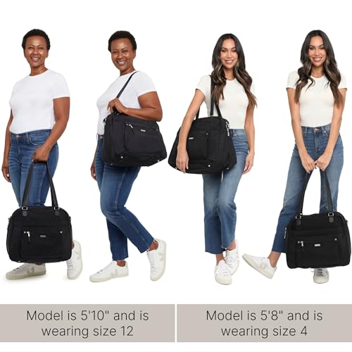 Overnight Expandable Laptop Tote - 16.5"x13.5" Lightweight Weekender Carry-on Travel Bag for Women