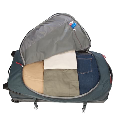 Eddie Bauer Expedition Rolling Duffel Bag with Wheels | Travel | Check-In | Luggage | Rugged | Durable - Storm, 34"