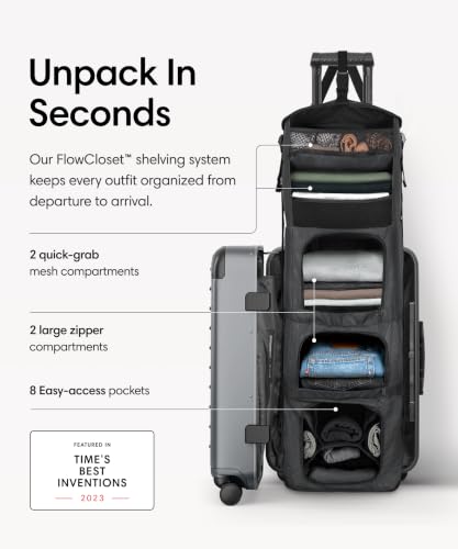 Solgaard Carry-On Closet Original - Hard-Shell 22.4" Travel Luggage (Grey)