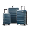 Samsonite Omni 2 Hardside 3 Piece Set - Includes Global Carry-On, Medium, & Large Checked Suitcases - 360° Dual Spinner Wheels - Integrated TSA Lock & Expansion - Amazon Exclusive - Nova Teal