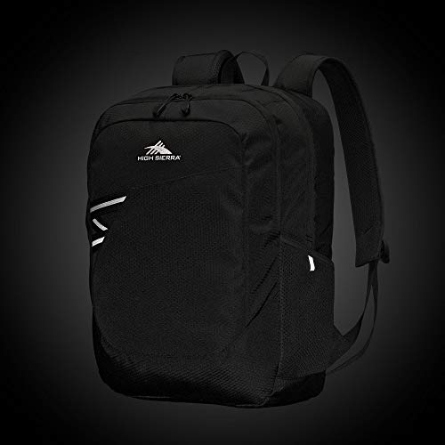 High Sierra Outburst Backpack With 15.6" Laptop Pocket, Black