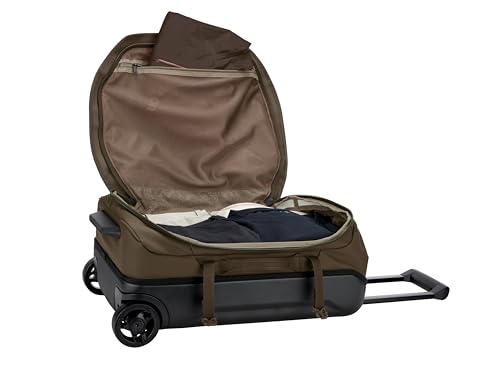 Thule Chasm Wheeled Duffel, Carry-on Compliant, Weather-Resistant Materials, Internal Divider, Easy to Pack Space, Small External Pocket