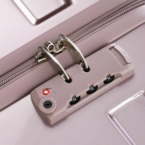 Merax 3 Piece Luggage Set ABS Hardshell Lightweight Suitcase Sets Spinner Wheels Suitcase with TSA Lock, 20" 24" 28", Colorful