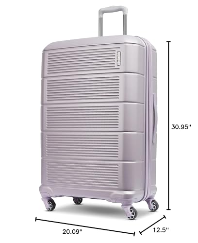 American Tourister Stratum 2.0 Expandable Hardside Luggage with Spinner Wheels, 28" SPINNER, Purple Haze