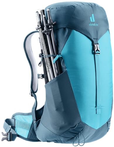 Deuter AC Lite 22L SL Hiking & Daypack Backpack with Narrow Fit, Steel Frame & Superior Breathability - Lagoon-Atlantic