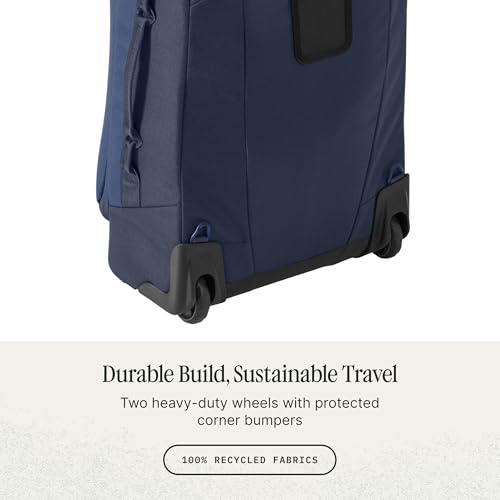Eagle Creek Expanse 2-Wheel 21.25" Convertible International Carry-On Luggage – Backpack Straps – Durable, Water-Resistant, Lightweight – Travel-Ready Suitcase – Pilot Blue