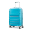 Samsonite Freeform Hardside Carry-On Luggage with Spinner Wheels - Hardshell Suitcase - TSA, Airline-Approved - Expandable Hard Shell, Smooth Rolling Wheels for Lightweight Travel - Ocean Blue