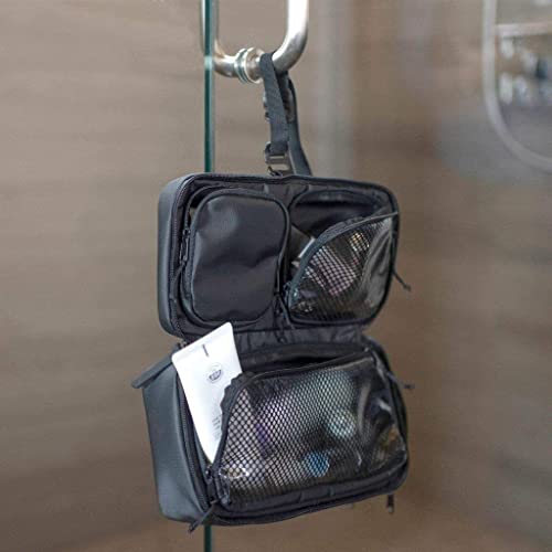 NOMATIC Toiletry Bag for Travel - Great for Travel Size Toiletries - Travel Essentials Wash Bag - Travel Makeup Bag, (Black), Large V2