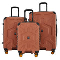 Wrangler ATG Outland Expandable Hardside Luggage, Raw Sienna, 3 Piece Set