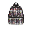LeSportsac Running Weave Basic Backpack/Rucksack, Style 7812/Color E474, Festive & Colorful Confetti Style Abstract Printed Weave Pattern, Modern & Fun Interpretative Plaid Design