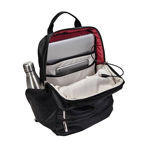 Ricardo Beverly Hills Rodeo Drive 2.0 Softside Backpacks, Lightweight, Unisex, Stylish, Black, 16-Inch Laptop Backpack