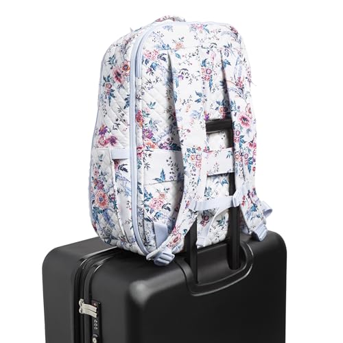Cotton Large Travel Backpack Travel Bag, Magnifique Floral, One Size