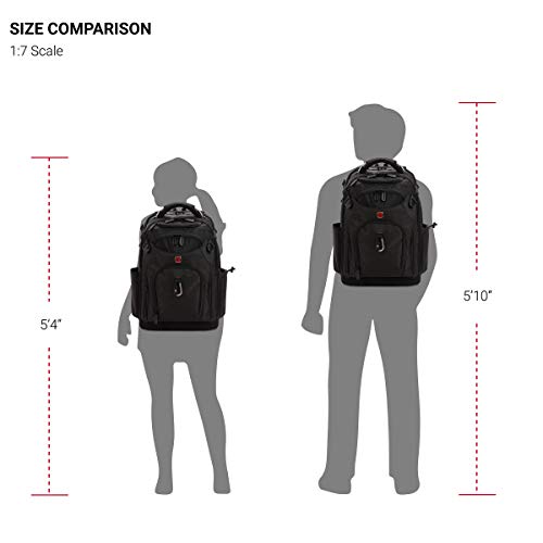 SwissGear Tool Bag Backpack, Fits Up to 17-Inch Laptop, Work Pack PRO, Black