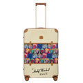 Bric's Andy Warhol Checked Luggage – Travel as Art Marilyn Print, Luxury Suitcase with Leather Trim, 360° Silent Wheels, Lightweight Hard Structure, 30 Inch, Multi-Color Marilyn Monroe