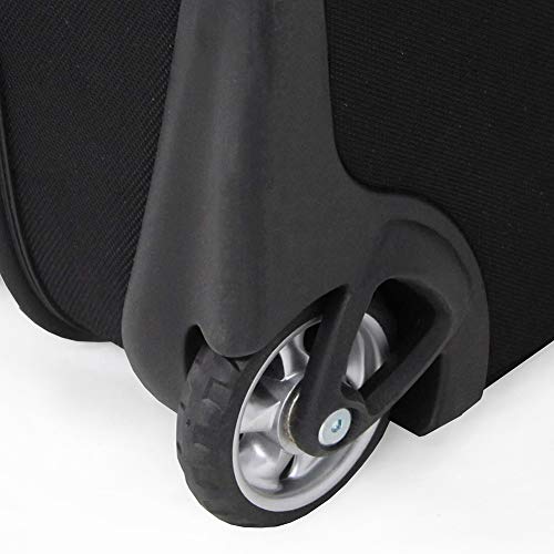 Pathfinder Gear 26 Inch Rolling Drop Bottom Duffel, Black, One Size
