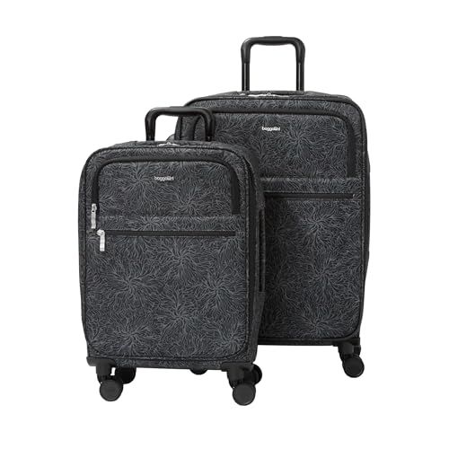Baggallini Carry-On and Large Checked Luggage Bundle - Lightweight Luggage Set