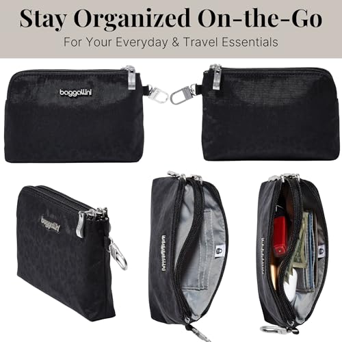 On the Go Daily RFID Pouch - Lightweight 7"x5" Travel Essential RFID Wallet