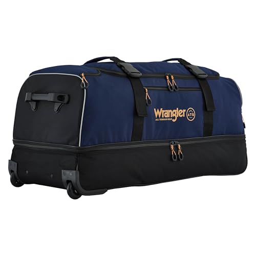 ATG Compass Rolling Travel Duffel Bag, Blue Cove, 36-Inch