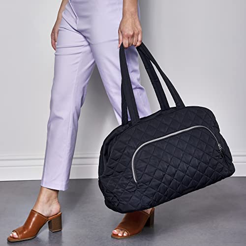 Vera Bradley Women's Performance Twill Weekender Travel Bag, Paris Plaid, One Size