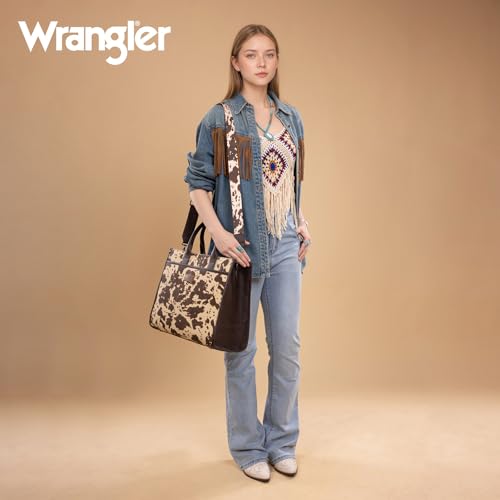 Wrangler Laptop Work Tote and Small Wristlet Wallet
