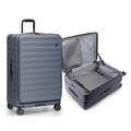 Traveler's Choice Novia Top Opening Expandable Polycarbonate Luggage with Spinner Wheels, Slate Blue, 30-Inch Large