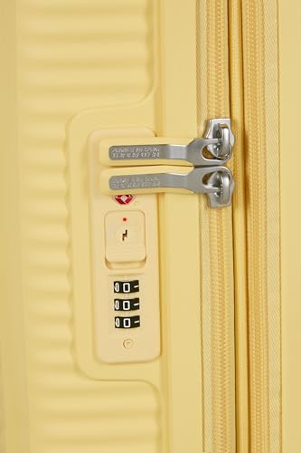 American Tourister Trolley Soundbox XP Spinner L 32G*003 Pastel Yellow, Pastel Yellow, 77 Centimetri, modern