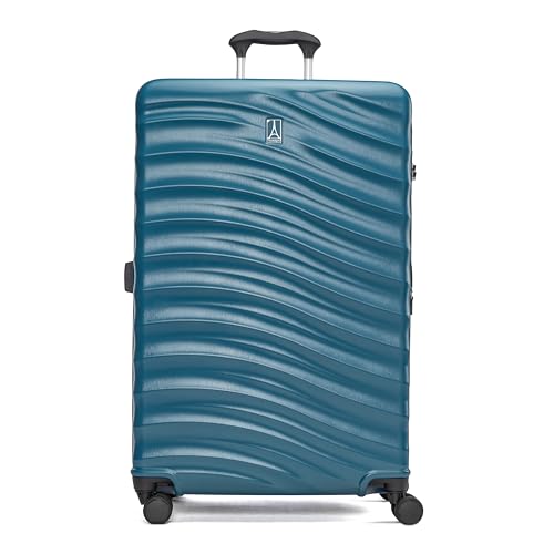 Travelpro Maxlite Air V2 Hardside Expandable Checked Luggage, 8 Spinner Wheels, Lightweight Hard Shell Suitcase, TSA lock, Teal, Checked Large 28-Inch