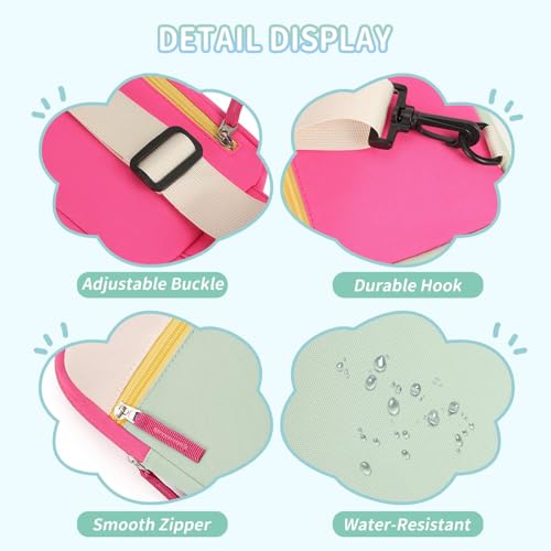 Birthday Gifts for 8 9 10 11 12 Year Old Teens Girls Kids, Fanny Pack Crossbody Bag Sling Belt Bags Purse, Dorm Travel Essentials for Girls Fashion, Preppy Tween Teen Girl Gift Trendy Stuff