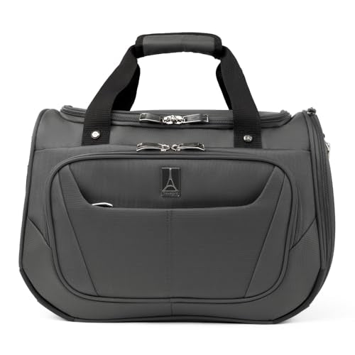 Travelpro Maxlite 5 Softside Lightweight Underseat Carry-On Travel Tote, Overnight Weekender Bag, 18-Inch — Shadow Grey