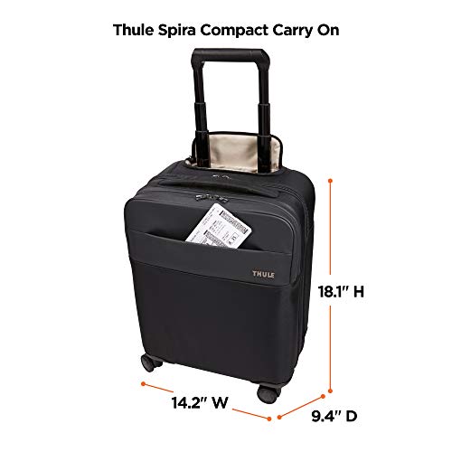 Thule Spira Compact Carry On Spinner, Black
