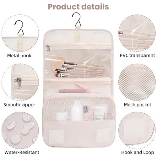 BAGAIL 10 Set Packing Cubes Various Sizes Packing Organizer for Travel Accessories Luggage Carry On Suitcase-Cream