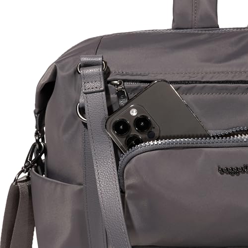 Baggallini Nolita Convertible Backpack - 11x14” Travel Backpack Shoulder Tote Crossbody Bag w/RFID Tech, Luggage Sleeve & Laptop Pocket