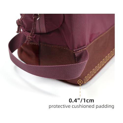 kalgoTeal Travel Toiletry Bag For Women, 8L Large Packing Cube with Waterproof TPU Wet/Dry Compartment