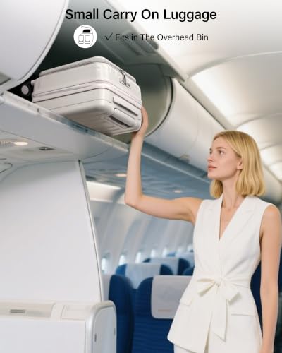 Hanke Top Opening Carry-On - Expandable 16 Inch Airline Approved Spinner