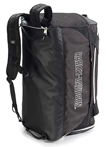 Harley-Davidson Silverado 21" Utility Convertible Duffel Bag/Backpack - Black