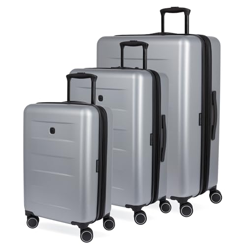 SwissGear 8020 Eclipse Collection Hardside Expandable Luggage – Ultimate Grey