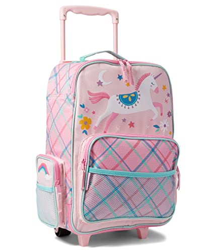 Stephen Joseph Kids Classic Rolling Luggage, Kids Luggage, Toddler Rolling Travel Carry On, Kids Suitcase with wheels,