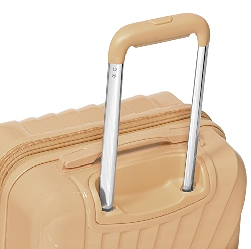 Traveler's Choice Phenom Hardside Spinner Luggage Set, TSA Lock, Tangerine, 3-Piece Set (21/25/29)
