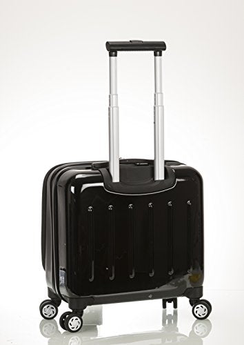 Rockland Revolution Hardside Rolling Computer Case, Carry-On, Black