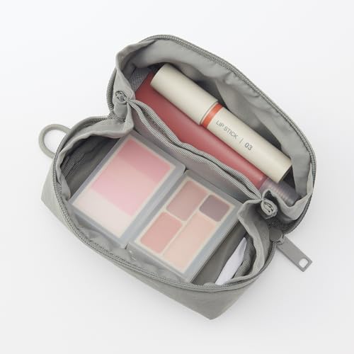 Wrinkled Nylon Wide-Opening Pouch - Small