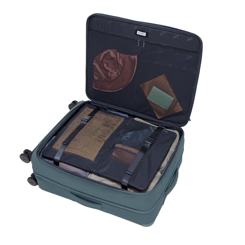 Away Softside Large Checked Suitcase, 29 Inch Expandable Luggage For Men & Women, Durable Nylon Exterior, TSA Approved Lock, Ideal For Trips 2+ Weeks, Coast Blue