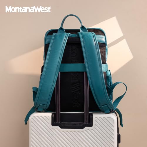 Montana West Laptop Backpack 15.6 Inch Work Backpack Purse for Women Travel Casual Daypack Bookbags with USB Port