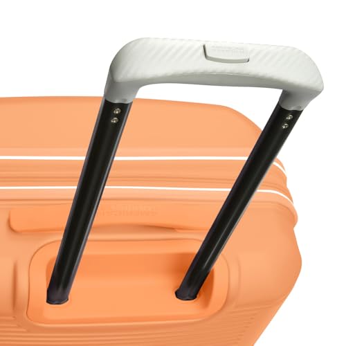 American Tourister Stratum 2.0 Expandable Hardside Luggage with Spinner Wheels, 20-Inch Carry-On, Papaya