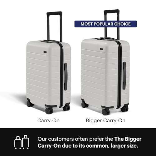 Away Carry-On Luggage - 22-Inch Lightweight Hardside Suitcase with 360° Spinner Wheels, Interior Compression System, TSA-Approved Lock - Cloud Gray