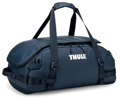 Thule Chasm 40L Duffel, Easy to Pack, Converts to Backpack, Internal mesh Pockets, Lockable Zippers, Recycled Materials