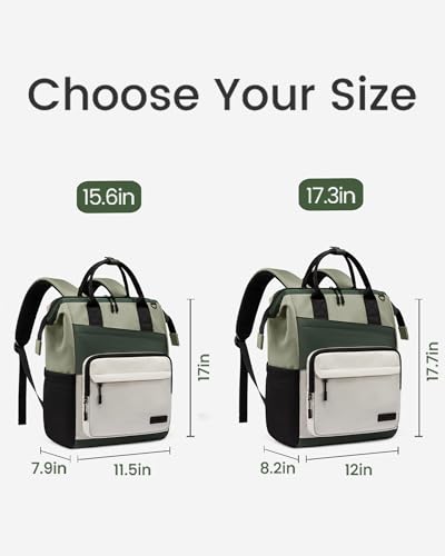 LOVEVOOK Laptop Backpack for Women, 15.6 Inch Travel Backpack for Work College Business, Water Resistant Teacher Nurse Bag with Large Capacity, School Bookbag Bags Cute Daypack for Woman Girls